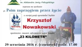 „23 kilometr” Krzysztofa Nowakowskiego już wkrótce w tucholskiej MBP! „23 kilometr” Krzysztofa Nowakowskiego już wkrótce w tucholskiej MBP!