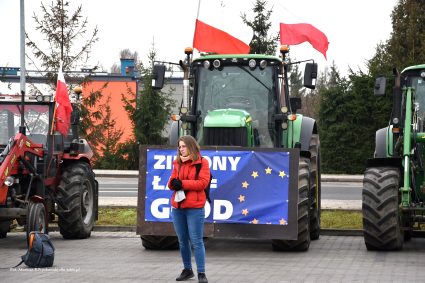 Protest rolników w Przysiersku