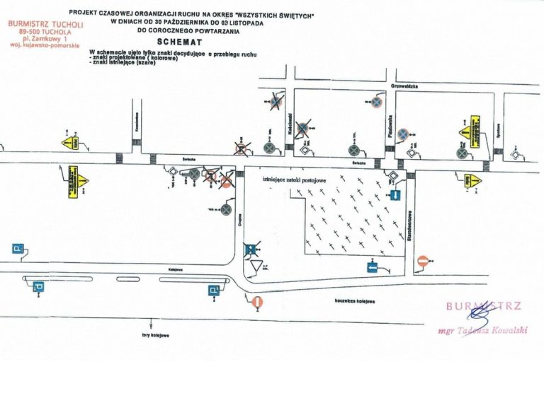 Zmiany w organizacji ruchu w związku z dniem Wszystkich Świętych