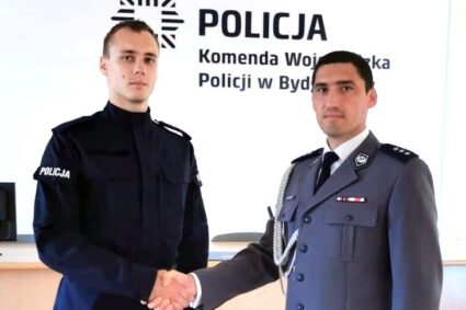 Tucholska komenda ma nowego policjanta