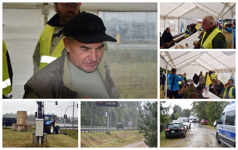 Do protestujących rolników w Chojnicach dołączyli rolnicy z powiatu tucholskiego / 13-09-2024