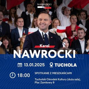 Karol Nawrocki w Tucholi