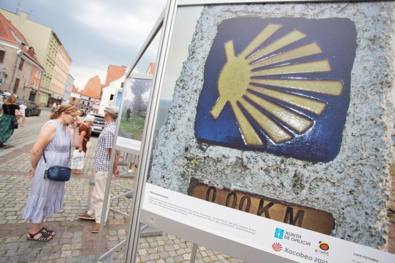Kamień milowy Camino de Santiago w Toruniu