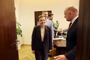 Wiceminister kultury z wizytą w Operze Nova, Filharmonii Pomorskiej i Książnicy Kopernikańskiej