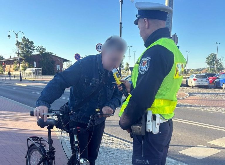 „Bezpieczny rowerzysta” – działania policji na terenie powiatu tucholskiego