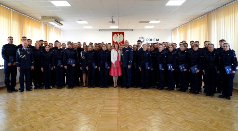 Ślubowanie policjantów w kujawsko-pomorskiem