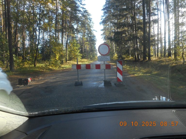 Na czym polega naprawa fragmentu drogi z Rudzkiego Mostu do Cekcyna?