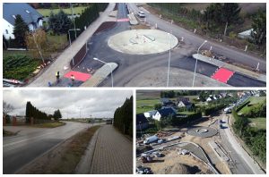 Nowe rondo w Gostycynie częściowo oddane do użytku