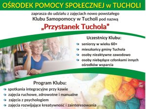 Coś dla seniorów. „Przystanek Tuchola” – Twój klub samopomocy!