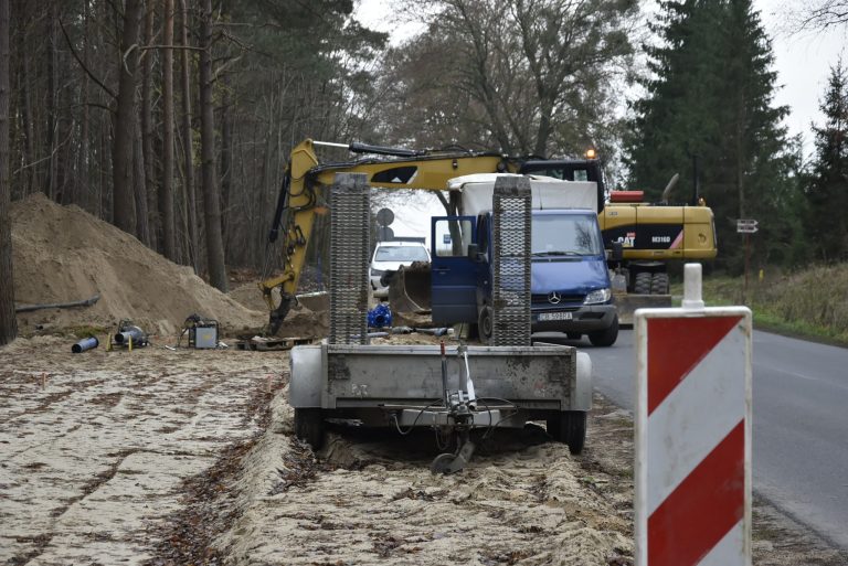 Trwa budowa ścieżki rowerowej na odcinku Gostycyn-Piła