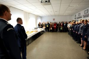 Wigilijne spotkanie w Komendzie Powiatowej Policji w Tucholi