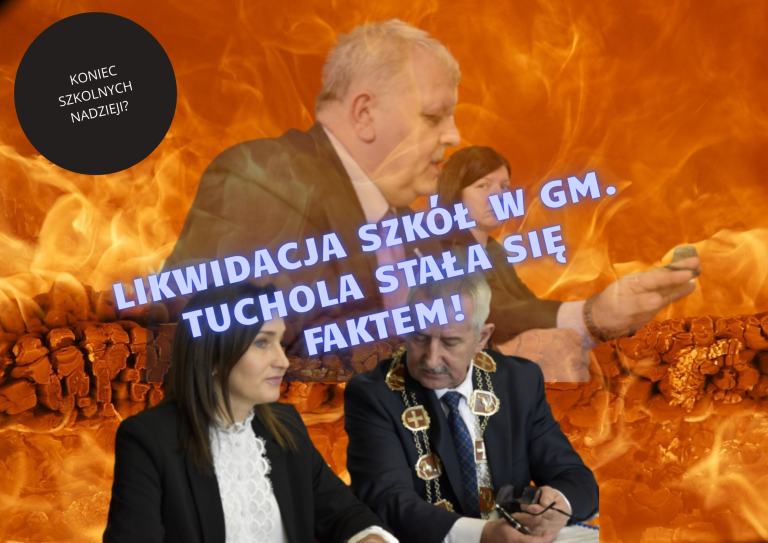 Uchwały dotyczące likwidacji szkół w gm. Tuchola stały się faktem