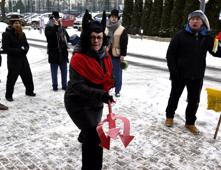 Kolędnicy na ulicach Tucholi