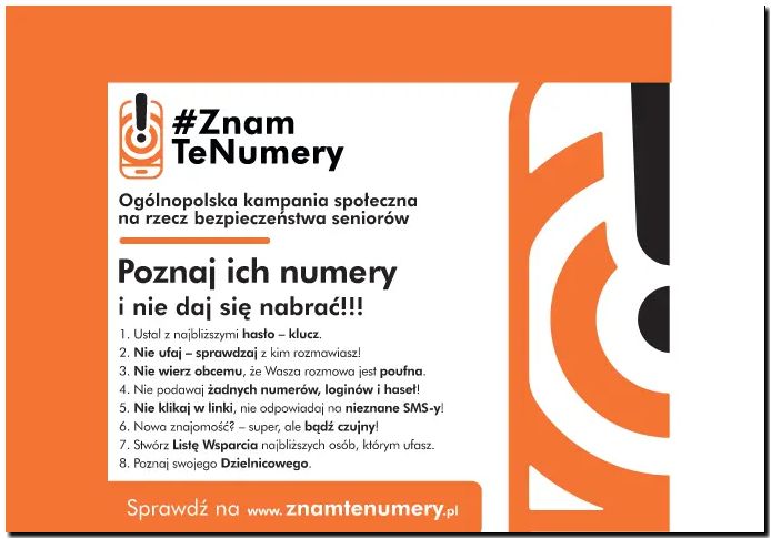 Znam te numery i nie dam się oszukać!
