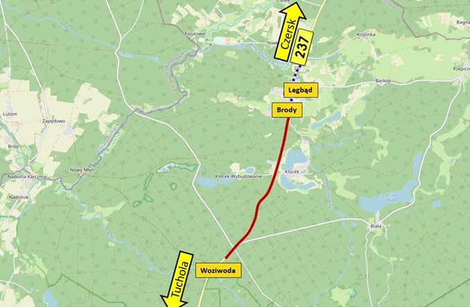 Przebudowa połączenia Tucholi z DK22