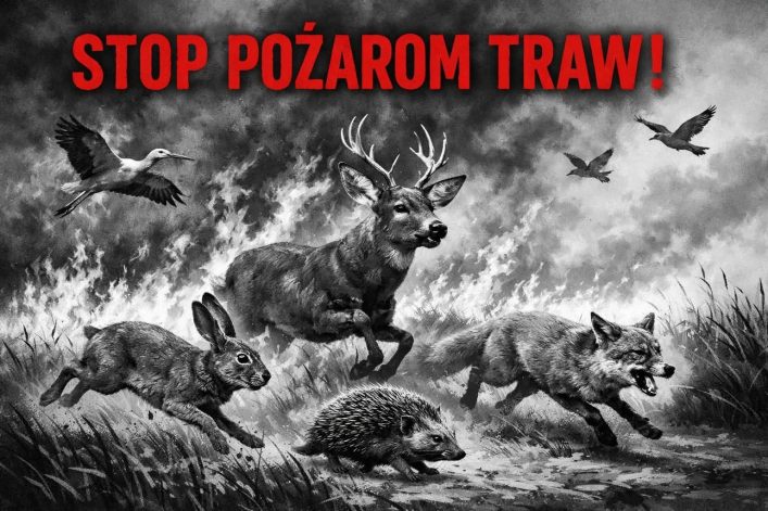STOP POŻAROM TRAW – kampania społeczna strażaków