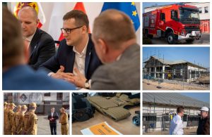 Wojewoda Michał Sztybel z wizytą w powiecie tucholskim. Bezpieczeństwo, edukacja i kluczowe inwestycje