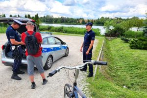 Policyjne działania pn. „STOP brawurowej jeździe na rowerze i hulajnodze”
