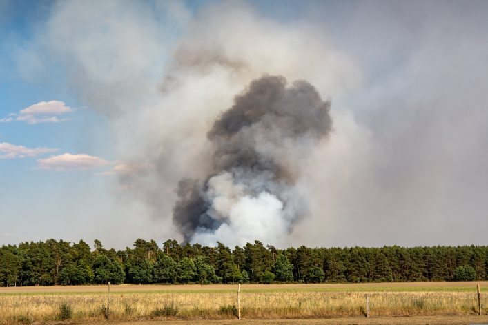 W lasach utrzymuje się wysokie zagrożenie pożarami