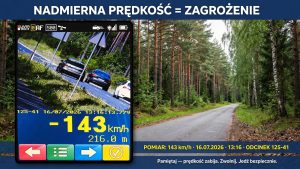 Wiadomości Pędził 143 km/h i stracił prawo jazdy