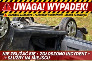 Niebezpieczne zdarzenie drogowe pod Rudzkim Mostem