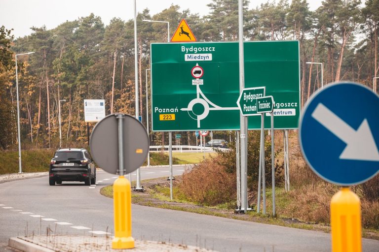 Ruch na wojewódzkich drogach w tym na DW 240 przez Tucholę