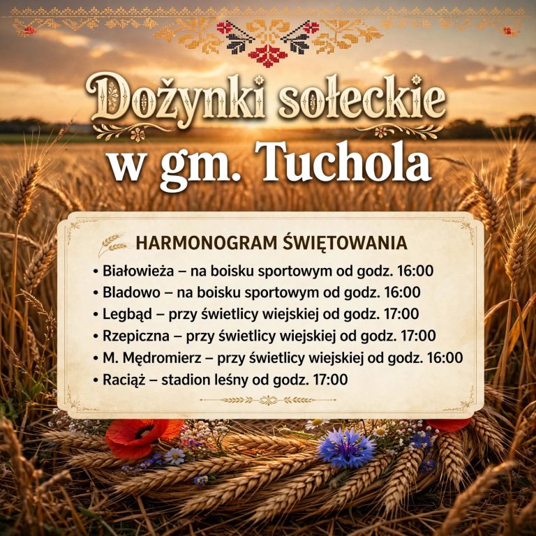 DOŻYNKI W SOŁECTWACH GM. TUCHOLA!