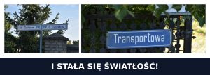Gołębia i Transportowa w Tucholi już z nowym oświetleniem!