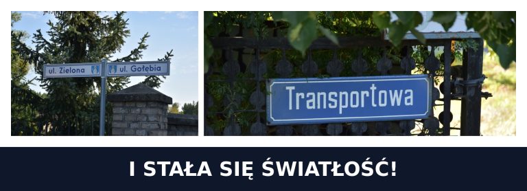 Gołębia i Transportowa w Tucholi już z nowym oświetleniem!