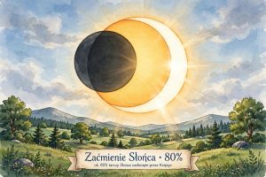Zaćmienie Słońca, a kilka godzin później maksimum roju Perseidów!