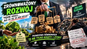 ZRÓWNOWAŻONY ROZWÓJ — PIĘKNE HASŁO, ALE CO SIĘ ZA NIM KRYJE? ( felieton autorski)