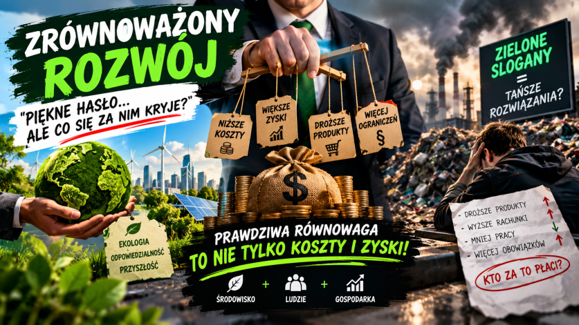 ZRÓWNOWAŻONY ROZWÓJ — PIĘKNE HASŁO, ALE CO SIĘ ZA NIM KRYJE? ( felieton autorski)