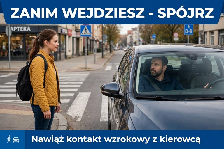 „Mistrzu, uważaj” – Policja i PZU apelują o większą uważność pieszych